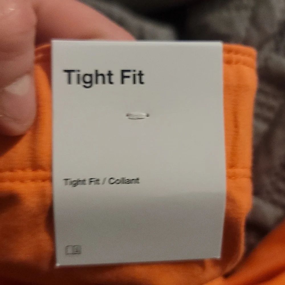 NIKE GIRL'S TIGHT FIT LOGO LEGGING: PEACH: NWT: SZ M